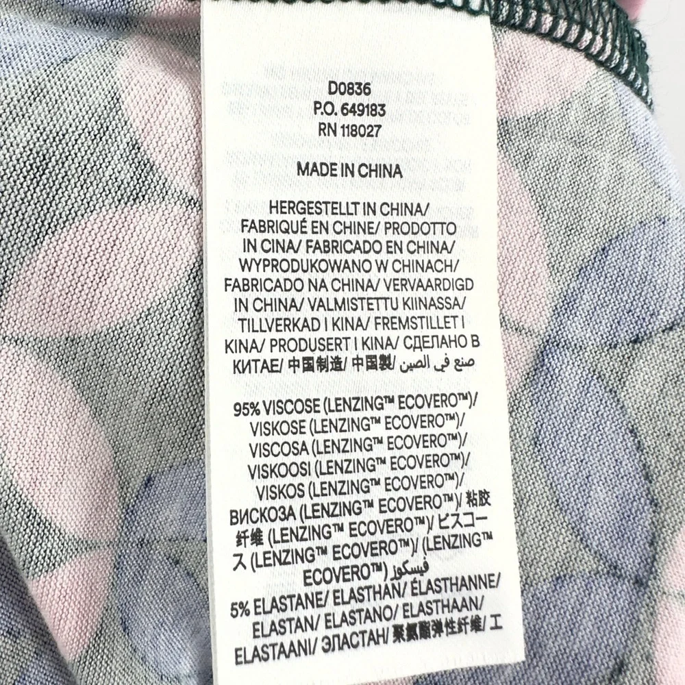 Boden Thea Midi Dress Womens 6 Petite Pockets Jersey Soft Stretch Artsy Colorful